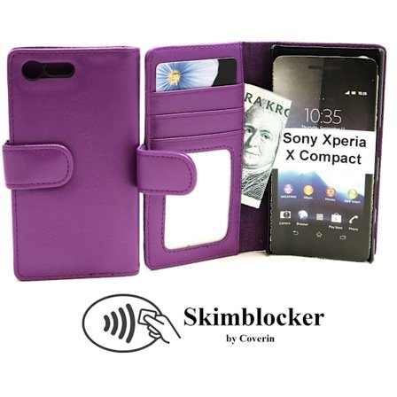 Skimblocker Plånboksfodral Sony Xperia X Compact (F5321)