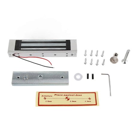 Elektromagnetisk Lås Flush Mount 396lbs 180kg Holdstyrke 24V Indbygget Elektrisk Magnetisk Lås til Adgangskontrolsystem