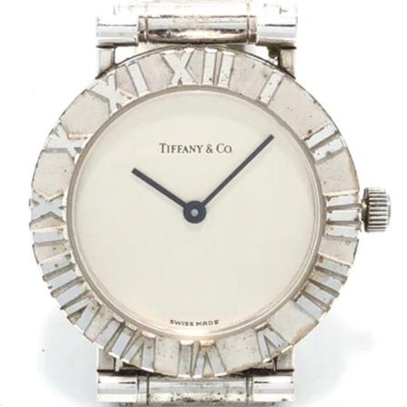 Tiffany & Co. Pre-owned Pre-owned Rustfrit stål watches Grå, Dame Vintage Ure, Størrelse: ONE Size