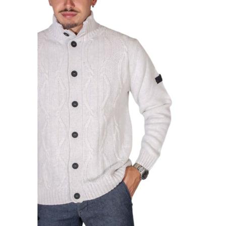 Peuterey, Cardigans Wit, Heren, Maat:M