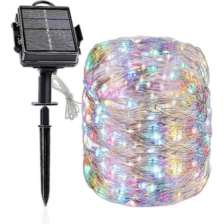 Cht-sølvtråd Solcelledrevne Lyslenker