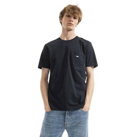 Woolrich, Blue T-shirt Niebieski, Mężczyzna, Rozmiar: S
