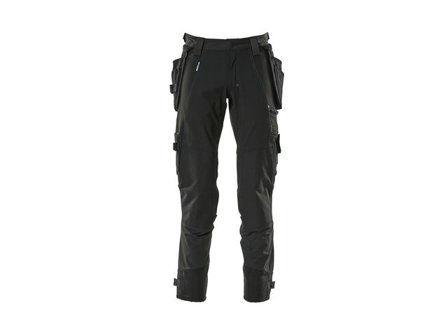 MASCOT Byxor hängfickor Advanced svart 76C49 - Lyreco - Arbetskläder > Arbetsbyxor och shorts > Hantverksbyxor