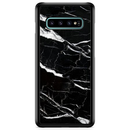 Bjornberry Skal Samsung Galaxy S10 - Svart Marmor