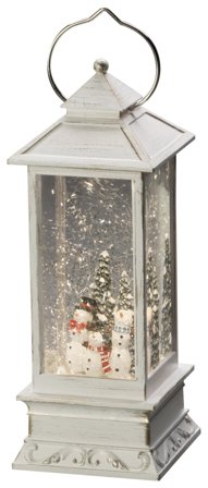 Konstsmide 4365-200 Lykt vannfylt, hvit snømann, Belysning