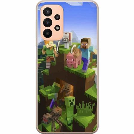 Samsung Galaxy A23 5g Mjukt Skal - Minecraft