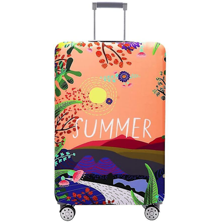 Luggage Cover Washable Suitcase Protector Anti-scratch Suitcase Cover Fits 18-32 Inch(autumn Leaves, S)