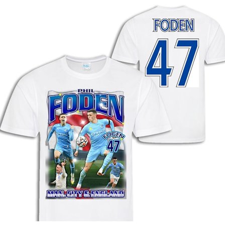 Phil Foden spelare t-shirt sportströja England Man. city