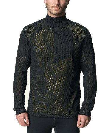 Houdini M's Pace Flow Half Zip True Black