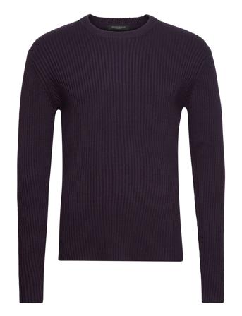Simbbbenny Crew Neck Knit Navy Bruuns Bazaar