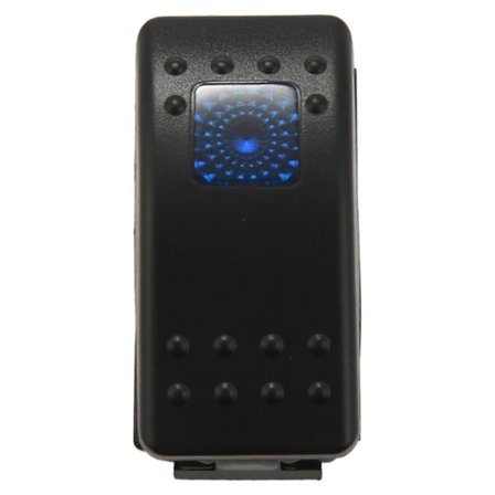 12V 20 Amp Vanntett Blå LED På/Av Båt Marine SPST 3P Vippebryter med Lys