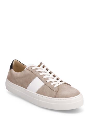 Mike Suede Shoe Lave Sneakers Beige Sneaky Steve*Betinget Tilbud