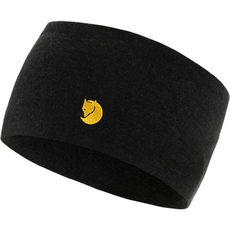 Fjällräven Bergtagen Merino Headband in Black | Size: Large/XL, Ull
