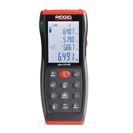 Ridgid LM-400 Avståndsmätare med överlagring via Bluetooth, Laserinstrument