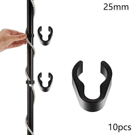 20 stk Mic Kabel Clips Mikrofon Holder Clip 25MM 25MM