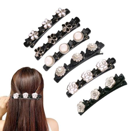 Kvinnors och flickors stickhårnål, 6 stycken satintyg