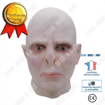 TD Halloween dekoration Voldemort mask Halloween cosplay Harry Potter latex huvud kostym kostym tillbehör