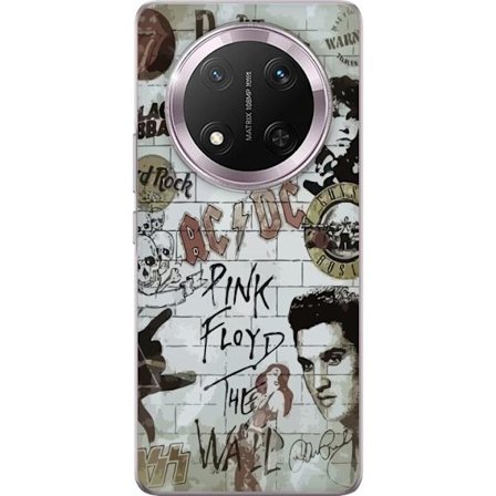 Kompatibelt Mobilskal till Honor Honor Magic7 Lite Rockband Klassiker Musik Konsert Gitarr