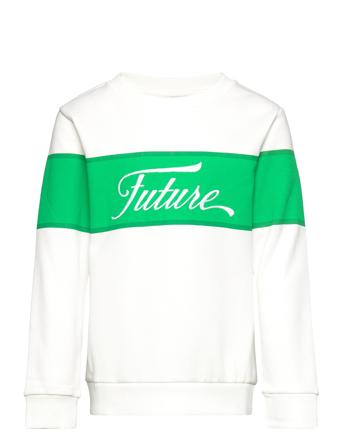 Kobanton L/S Real O-Neck Swt Sweat-shirt Genser Multi/mønstret Kids Only*Betinget Tilbud