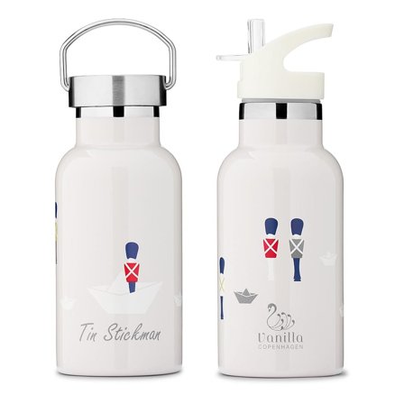 Vanilla Copenhagen Drikkedunk Termo Tin Stickman 350 ml, Børn & Forældre, Service, Kopper Og Drikkedunke