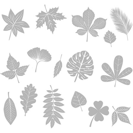 Antikollisionsfönsterdekaler, 32 st lövformade fönsterdekaler i glas för att förhindra att fåglar flyger in i fönster (FW)