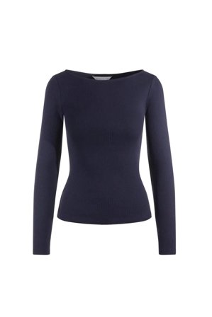 Petronella Rib Boatneck Navy XL