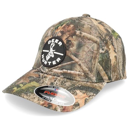 Hunter - Camo Flexfit Cap - Deer Hunter Logo True Timber Kanati Flexfit @ Hatstore