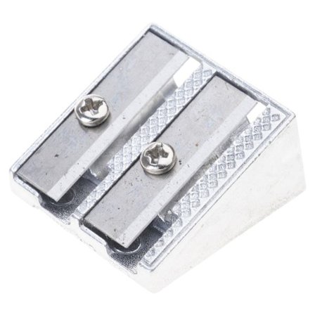 Metall Skrå Dobbel Hull Blyantspisser Skole Kontor Spisser Skrivesaker