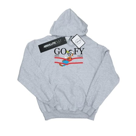 Disney Dam/Kvinnor Goofy By Nature Hoodie XXL Sports Grey