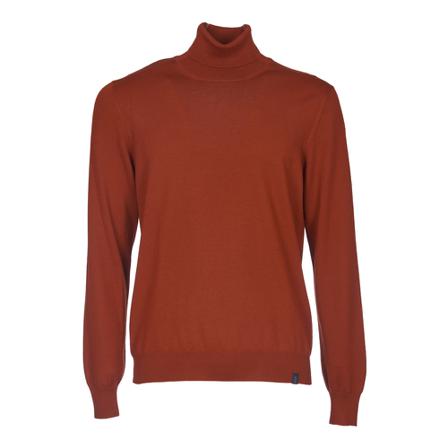 Fay, Knitwear Pomarańczowy, Mężczyzna, Rozmiar: M