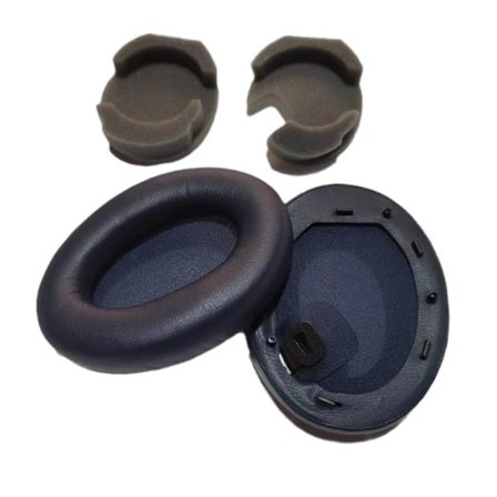 Protein Leather Replacement Ear Pads for Sony WH-1000XM4 Headphones (Blue)