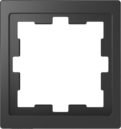 Schneider Electric MTN4010-6534 Kombinationsram 1-fack, t-plast Antracit, Strömbrytare & vägguttag