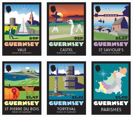 Guernsey - Sogne - Postfrisk sæt 6v