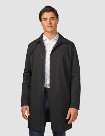 Shaping New Tomorrow - Waterproof Trench Coat - Black - Herr - Storlek XL