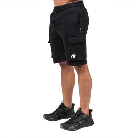 Gorilla Wear Hudson Cargo Træningsshorts Sort