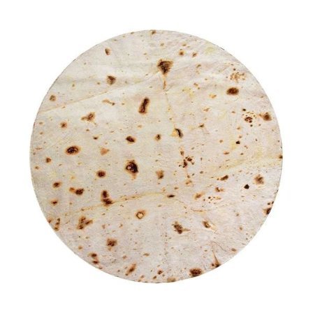 Burrito-filt - Dubbelsidig jätte-vetetortillafilt - Ny Tortilla-filt för din familj