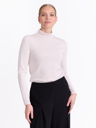 MATCH - Melinda pologenser - Donna - Str. XL - Dame - Gensere & Cardigans - Brun - 52% Modal,41% Polyester,7% Elastan