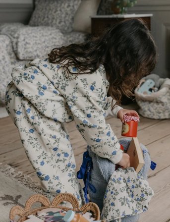 Garbo&Friends Sweat Wide Pants - Cream - 98/104