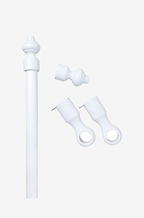 Jotex - 28 Mm Hvid 200 Cm Hvid - Mormorstang - Køb Gardinstænger hos Jotex