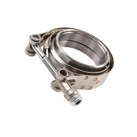 V-bandklämma med hane- och honflänssats, rostfritt stål, universalklämmor 2,5" 3" 3,5" 4" bilavgasrör