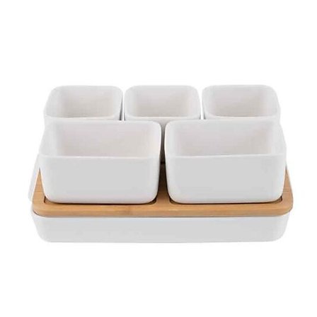 PORSGRUNDS PORSELÆNSFABRIK TACO-SETT 7 DELER SENSE