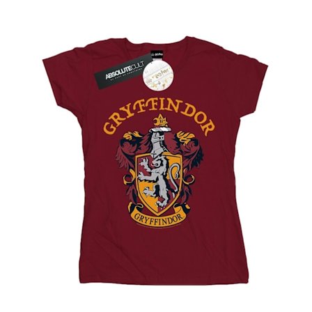Harry Potter Dam/Kvinnor Gryffindor Crest Bomull T-shirt S Bu
