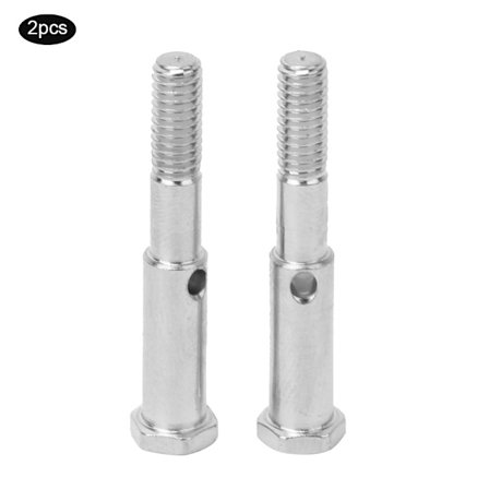 Metal Forhjulsaksel Tilbehør Passer Til ECX Serie 2WD RC Hobby Model 1/10 Bil Sølv