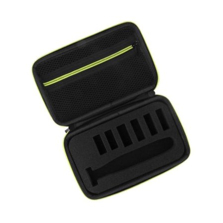1/3 barbermaskin oppbevaringsboks med mykt fôr for Philips for Green Zipper 1Set