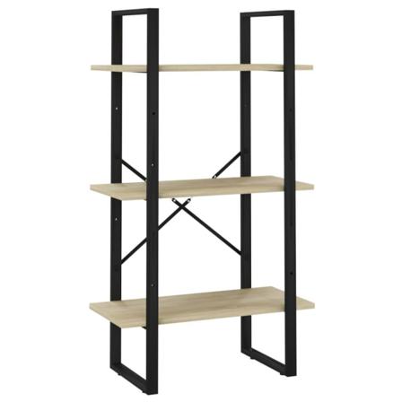 Vidaxl Förvaringshylla Sonoma-ek 60x30x105 Cm Spånskiva Brun