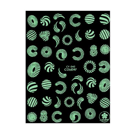 Tarrat - Hehkuvat UV-valossa - CY-040 - Kynsille