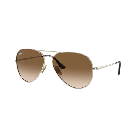 Ray-Ban Aviator Titanium - RB8089 926551 6214 i Guld Titanium