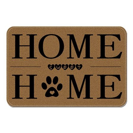 Enkel engelsk bokstavtryckt matta, halkfri matta i vardagsrummet, 40*60cm, A