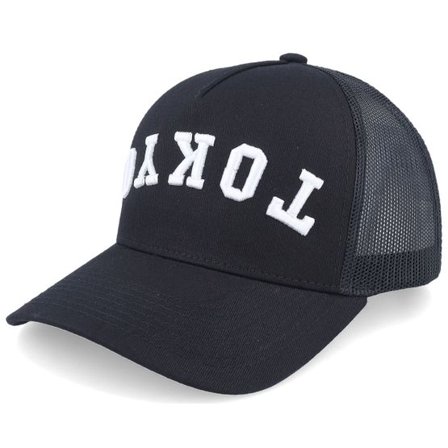 Iconic - Svart trucker Keps - Tokyo Upside Down 3d Black A-frame Trucker @ Hatstore
