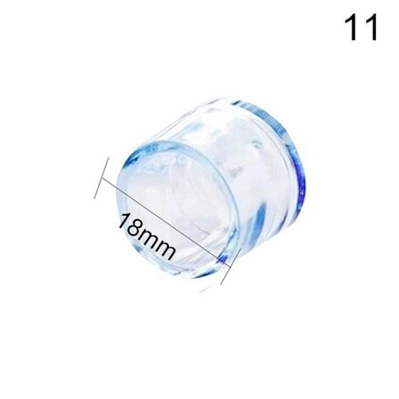 Gennemsigtig Gummi Gulv Stol Anti Ridse Beskytter Cap Møbler
